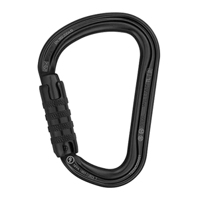 Afbeelding van Petzl William Zwart Triact Lock, Zwarte HMS