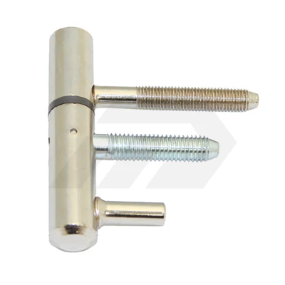 Afbeelding van Mauer Inboorpaumelle 2 delig voor opdekdeuren vernikkeld 75 x 14mm M7