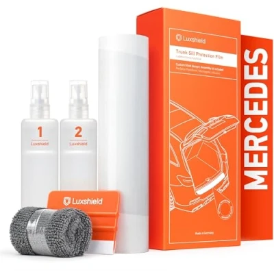 Afbeelding van Luxshield Bumperbescherming folie voor Mercedes Benz GLC 2 (II) X254 I 2022 2023 bumperbescherming, krasbescherming, lakbeschermingsfolie transparant