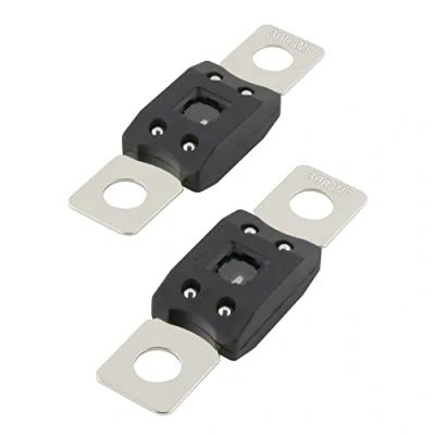 Afbeelding van SeKi Mega schroefzekeringen, hoogstroomzekering, 300 A ampère tot 58 V DC voor personenauto&#039;s en vrachtwagens, 2 stuks