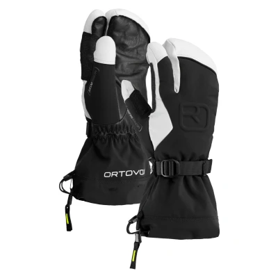 Afbeelding van ORTOVOX Merino Freeride 3 Finger Glove Heren Black Raven