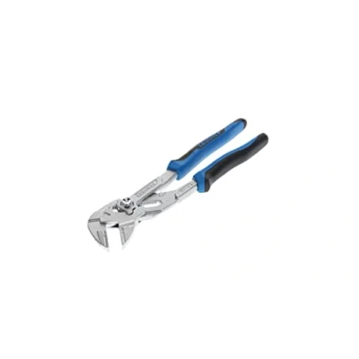 Afbeelding van GEDORE tangensleutel, verstelbaar universeel gereedschap, traploze grootteverstelling, speciaal verhard staal, ergonomische handgrepen, zilver, blauw