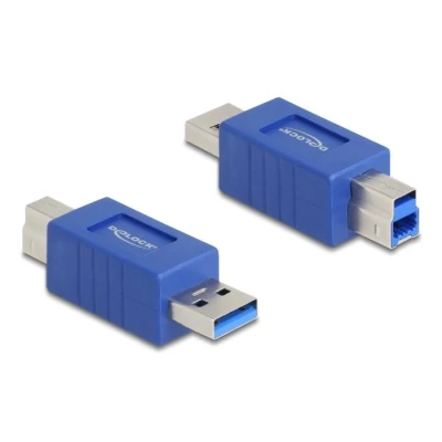 Afbeelding van Delock USB 5 Gbps Adapter Typ A Stecker zu B (gekr