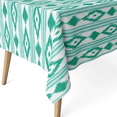 Afbeelding van MARTINA HOME Tafelkleed van hars, eilanden, turquoise, 240 x 140 cm