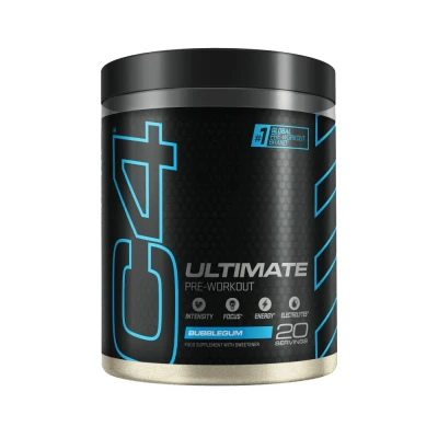 Afbeelding van Cellucor C4 Ultimate Performance Pre Workout Bubble Gum 20 doseringen (508 gram)