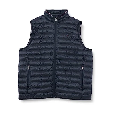 Afbeelding van Tommy Hilfiger Packable VEST Bodywarmer, Heren, Maat: XXL, Desert sky