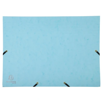Afbeelding van Exacompta Aquarel sorteermap uit glanskarton, 12 vakken, met elastosluiting, geassorteerde kleuren 4 stuks