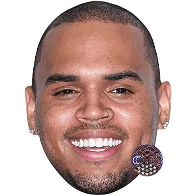 Afbeelding van Chris Brown (Smile) Masker van beroemdheden