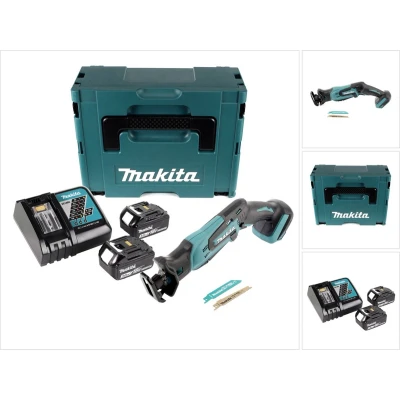 Afbeelding van Makita DJR 183 RFJ Reciprozaag 18V + 2x accu 3.0Ah lader Makpac