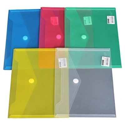 Afbeelding van EXXO HFP #90400 A5 Documentenmap Landschap model Klitsluiting Assorti kleuren 10 stuks (1 pak @ stuks)