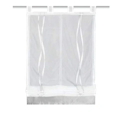 Afbeelding van HOME WOHNIDEEN Romeins rolgordijn YLVI Effect voile (1 stuk)