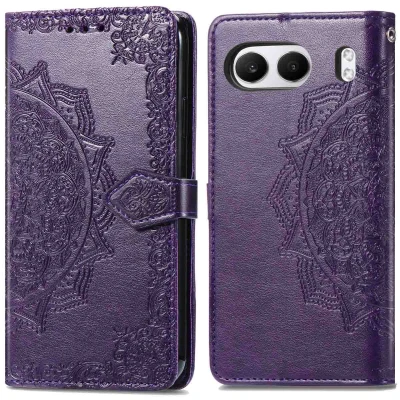 Afbeelding van OnePlus Nord 4 Hoesje Kunstleder imoshion Bookcase Paars Telefoonhoesje