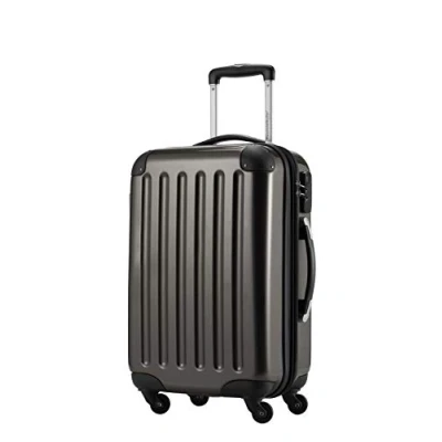 Afbeelding van HAUPTSTADTKOFFER Alex Middelgrote harde koffer, 4 wielen, trolley, rolkoffer, reiskoffer, volumevergroting, grafietgrijs, 55 EU, handbagage