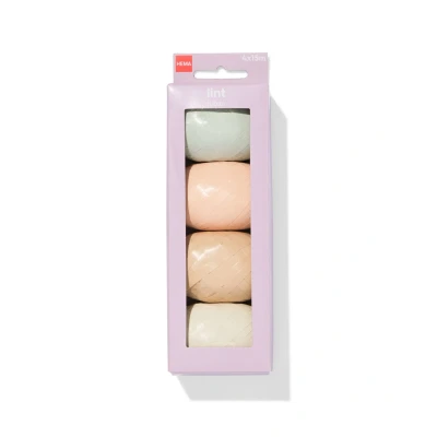 Afbeelding van HEMA Lint 15m Pastel 4 Stuks
