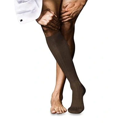 Afbeelding van Falke NO. 2 Finest Cashmere Kneehigh Kniekousen deer, Heren, Maat: 45/46, Deer