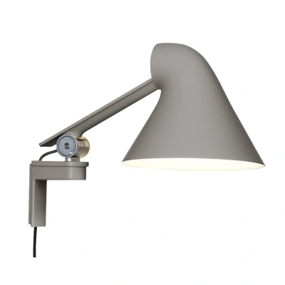 Afbeelding van Louis Poulsen NJP short arm wandlamp LED grijs