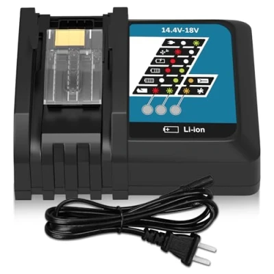Afbeelding van DC18RC 7.0Ah Ladegerät Ersatz für Makita 14.4V 18V Li ion BL1815 BL1830 BL1840 BL1850 BL1415 BL1430 BL1440