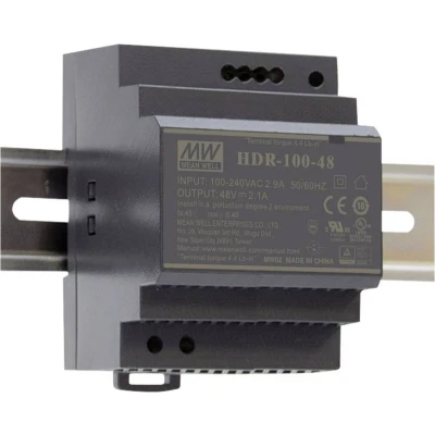 Afbeelding van Mean Well HDR 100 24 Hutschienen home charger (DIN Rail) V/DC 3.83A 92W Anzahl Ausgänge:1 x Inhalt 1