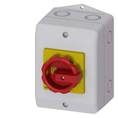 Afbeelding van Siemens 3LD20640TB53 Belastbare scheidingsschakelaar Rood, Geel 3 polig 6 mm² 16 A 690 V/AC