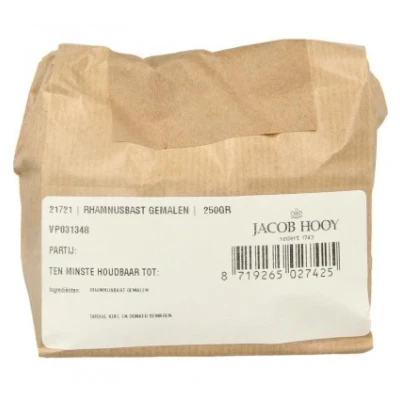 Afbeelding van Jacob Hooy Rhamnusbast Vuilboombast Gemalen, 250 gram