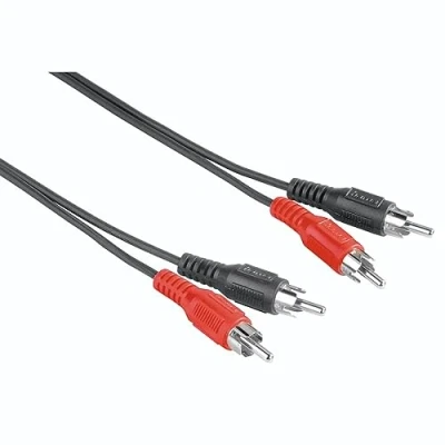 Afbeelding van Hama 00205087, 2 x RCA, Mannelijk, 5 m, Zwart