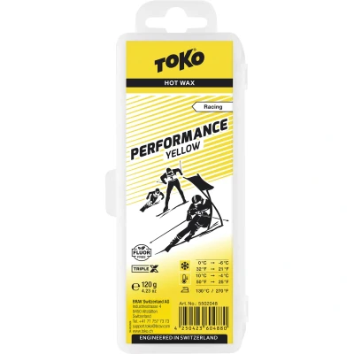 Afbeelding van Toko Performance yellow 120g Ski en Snowboard wax