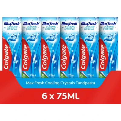 Afbeelding van 6x Colgate Tandpasta Max Fresh Cooling Crystals 75 ml