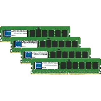 Afbeelding van 64GB (4 x 16GB) DDR4 2933MHz PC4 23400 288 PIN ECC GEREGISTREERD DIMM (RDIMM) GEHEUGEN RAM KIT VOOR MAC PRO (2019)