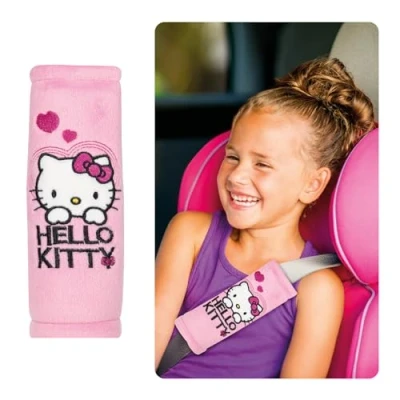 Afbeelding van Hello Kitty Veiligheidsgordelkussen roze