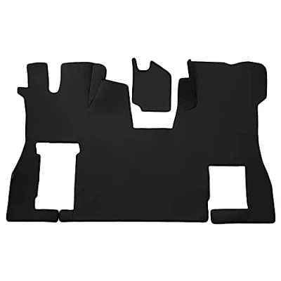 Afbeelding van F CORE Volledige dekking Vloermatten vrachtwagen compatibel voor SCANIA S NEXTGEN 01.17 Platte vloer Passagier opvouwbare ZWART