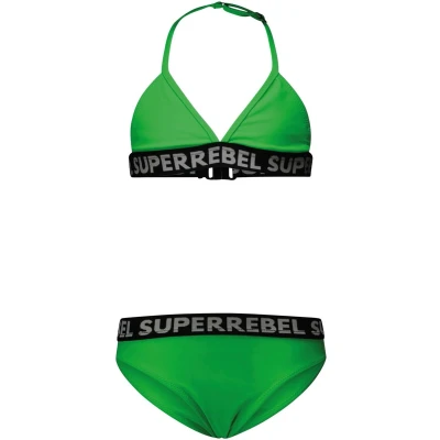 Afbeelding van SuperRebel Isla triangle bikini R501 5002 Fluo green Maat 128