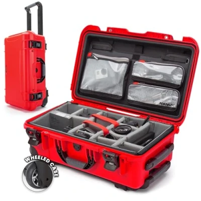 Afbeelding van Nanuk 935 case w/lid org./divider Red Pro Photo Kit