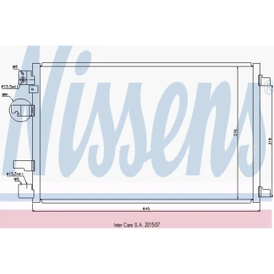 Afbeelding van Nissens Airco condensor 940041