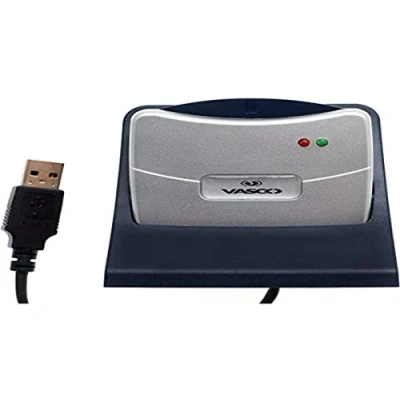 Afbeelding van Onespan (vasco) digipass 905 e id reader met voet in blister belgië 5414602131782