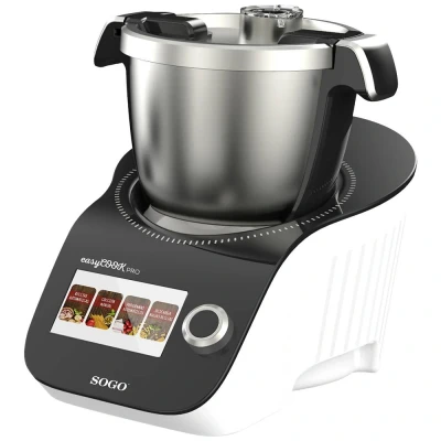 Afbeelding van SOGO Human Technology Foodprocessor 600 W, 1000 1300 W Zwart, Wit, RVS
