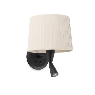 Afbeelding van Faro Lighting (UK) SAMBA Leeslampje Licht Zwart, E27