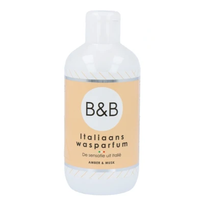 Afbeelding van B&amp;B Italiaanse Wasparfum Amber&amp;Musk 250 ml