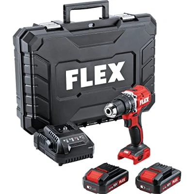 Afbeelding van Flex tools PD 2G 18.0 EC LD/2.5 Set Accu klopboormachine 18V 2.5Ah Li Ion in koffer