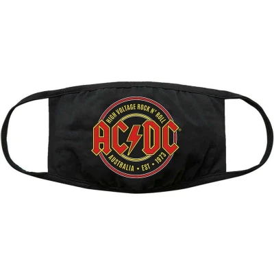 Afbeelding van AC/DC Est. 1973 Masker Zwart