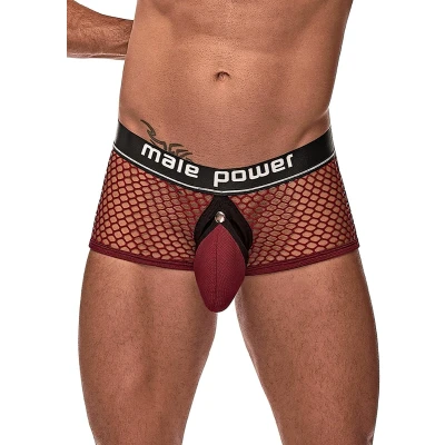 Afbeelding van Mini Cock Ring Short S Burgundy