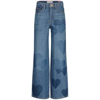 Afbeelding van Vingino wide leg jeans medium blue denim