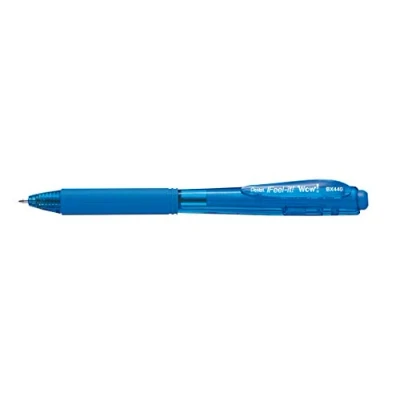 Afbeelding van Pentel BX440 Feel it! WOW! balpen 1,0 mm lichtblauw 12 stuks