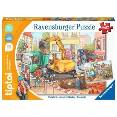 Afbeelding van Ravensburger tiptoi Puzzle 00137 für kleine Entdecker: Baustelle, Kinder ab 3 Jahren, 1 Spieler