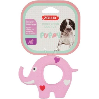 Afbeelding van Zolux Puppyspeelgoed Latex Olifant Roze 11,5X2X8 CM