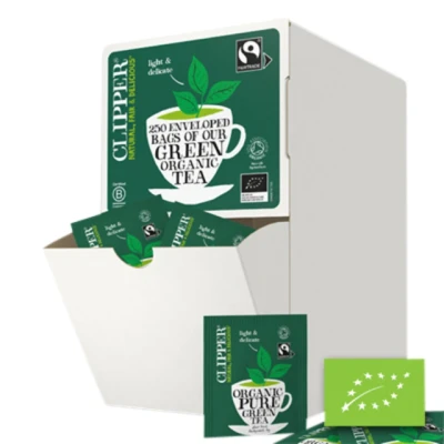 Afbeelding van Thee Clipper green bio 250 zakjes