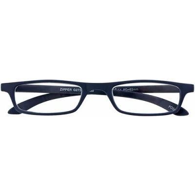 Afbeelding van Lesebrille ZIPPER, blau, 2.50 dpt.: mit Federtechnik und Etui, Stärke: +2.50 dpt. (in weiteren Farben/Stärken erhältlich)