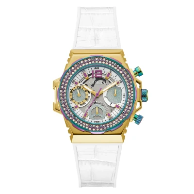 Afbeelding van GUESS dames Fusion horloge GW0553L2 in de kleur Goud