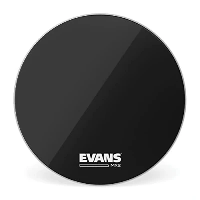 Afbeelding van Evans BD26MX2B 66 cm (26 inch) basedrumvel markering met dempingsring 0,19 mm zwart