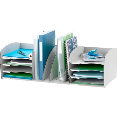Afbeelding van Paperflow desk organizer, keuze uit 4 of 8 vakjes, verstelbare scheidingswanden
