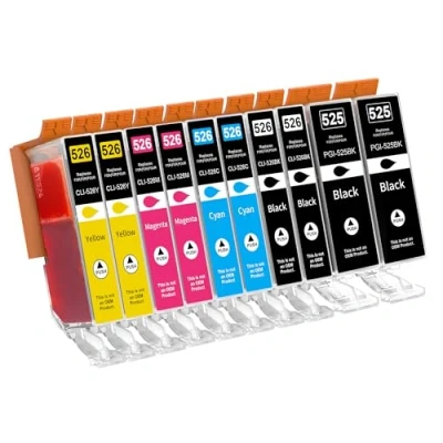 Afbeelding van 525XL 526XL inktcartridges compatibel met Canon 525 526 XL voor Pixma iP 4800 4850 4900 4950 iX 6550 MG 5140 5150 5250 5350 6150 G 6250